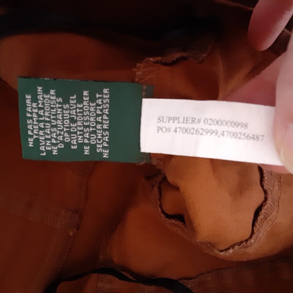 Lauren Ralph Lauren Brown A-Line Skirt - Picture 11 of 12